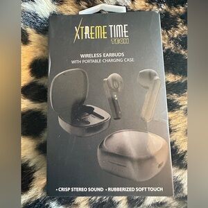 Xtreme Time Tech Bluetooth 5.0 Wireless Earbuds with Portable Charging Case